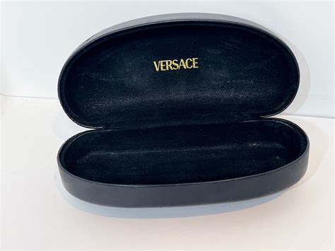 black versace glasses case|women's Versace glasses.